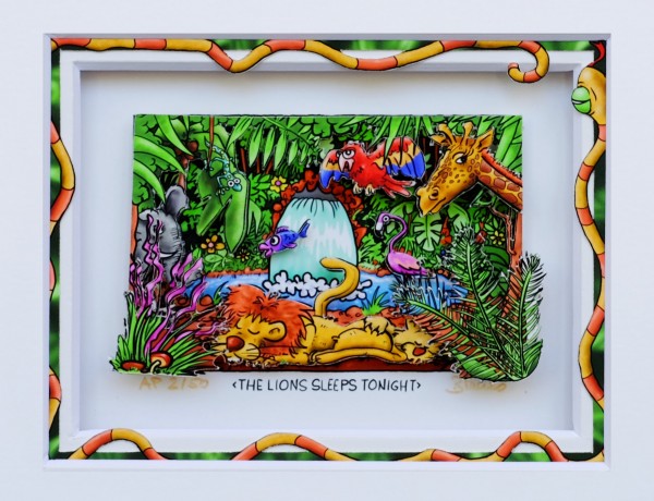 3D Pop Art - The Lions Sleeps Tonight