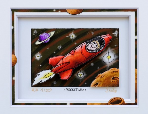 3D Pop Art - Rocket Man