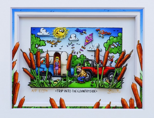 3D Pop Art - Trip Into The Countryside