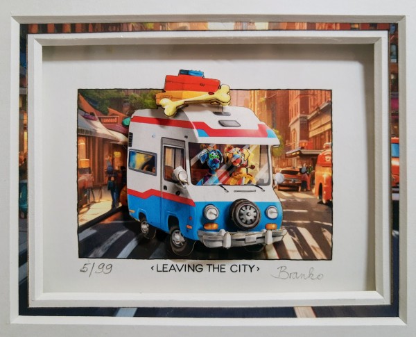 3D Pop Art - Leaving The City