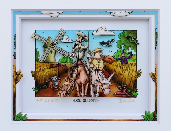 3D Pop Art - Don Quijote
